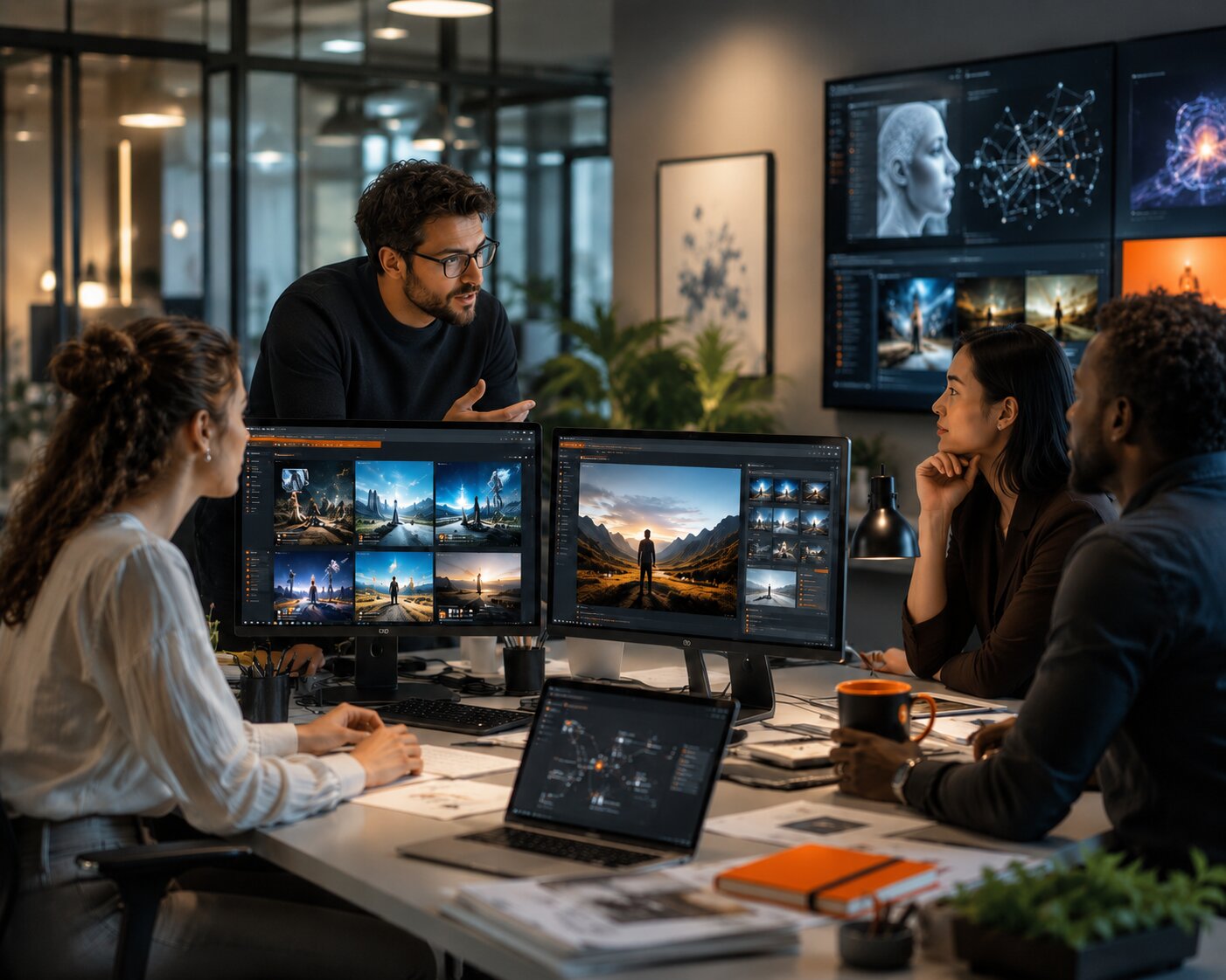 Criação de imagens com inteligência artificial