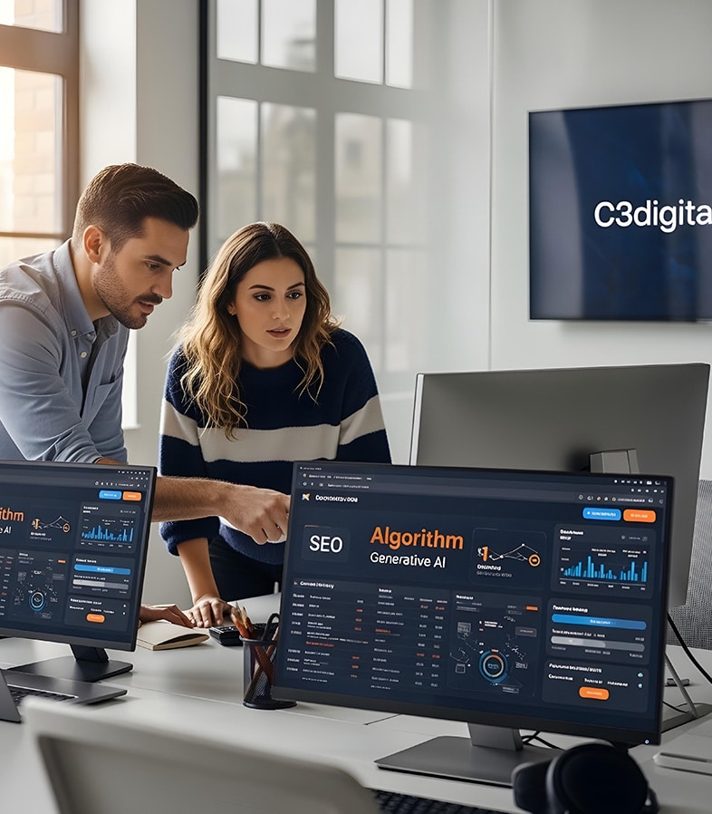 Estratégias de SEO e IA Search da C3Digital